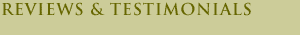 Reviews & Testimonials